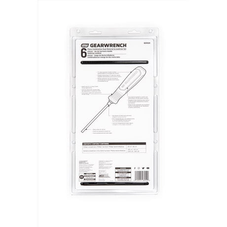 GEARWRENCH Phillips/Slotted Screwdriver Set 6 each