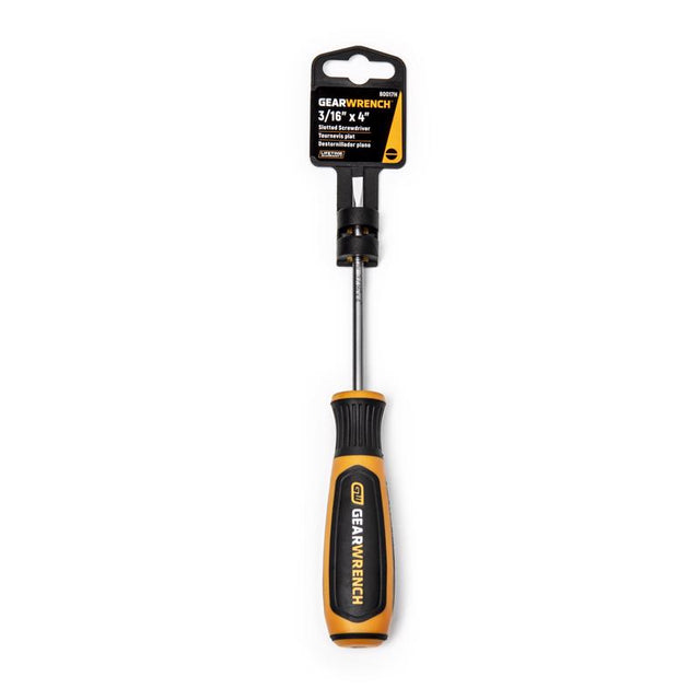 GEARWRENCH 3/16 in. X 4 in. L Slotted Cabinet Screwdriver 1 pk