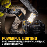 DeWalt ToughSystem 2.0 4000 lm LED Battery Handheld Work Light