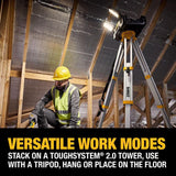 DeWalt ToughSystem 2.0 4000 lm LED Battery Handheld Work Light