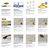 QEP 2.61 in. H X 1.11 in. W X 1.59 in. L Plastic Tile Leveling Clips 100 pc