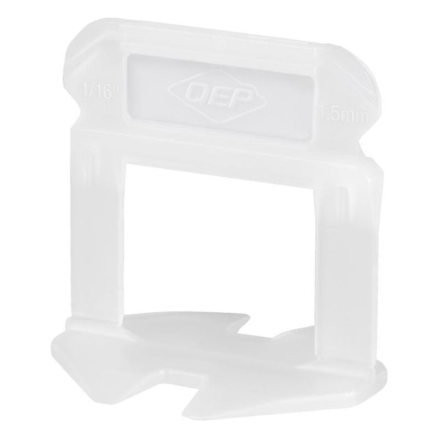 QEP Xtreme 1.29 in. H X 1.08 in. W X .95 in. L Plastic Tile Leveling Clips 500 pc