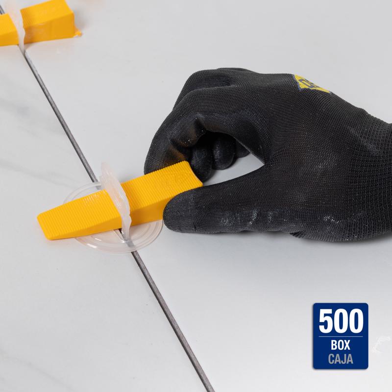 QEP Xtreme .44 in. H X 0.54 in. W X 3.35 in. L Plastic Tile Leveling Wedge 500 pc