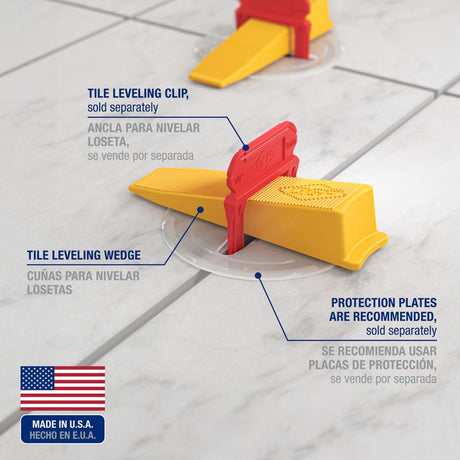 QEP Xtreme .44 in. H X 0.54 in. W X 3.35 in. L Plastic Tile Leveling Wedge 500 pc