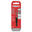 Richelieu Mibro 12 X 3.625 in. L Steel Screw Pilot Pilot Drill Bit Straight Shank 1 pk