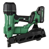 Metabo HPT MultiVolt Cordless Coil Roofing Nailer Kit (Battery & Charger) 18 V