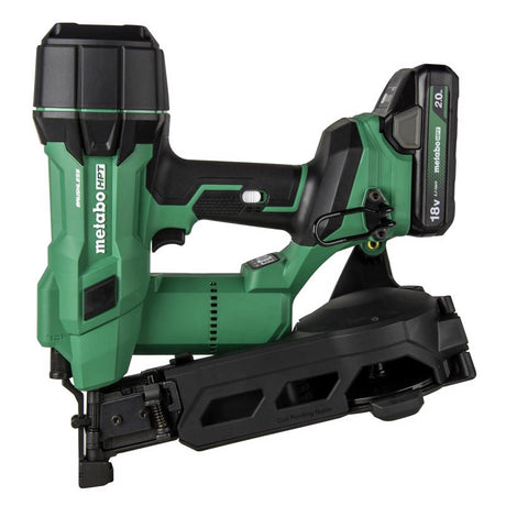 Metabo HPT MultiVolt Cordless Coil Roofing Nailer Kit (Battery & Charger) 18 V