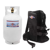 Flame King 10 lb Weed Burner Weed Torch Kit Steel 3 pc Propane