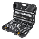 DeWalt ToughSeries 1/4 & 3/8 & 1/2 in. drive Metric/SAE Mechanic's Tool Set 185 pc