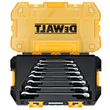 DeWalt ToughSeries SAE Combination Wrench Set 8 pc
