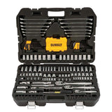 DeWalt 1/4 & 3/8 & 1/2 in. drive Metric/SAE 6 Point Mechanic's Tool Set 168 pc