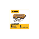 DeWalt 1/4 in. drive Metric/SAE 6 Point Socket Set 25 pc