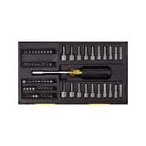 DeWalt 1/4 in. drive Metric/SAE Socket and Bit Set 70 pc