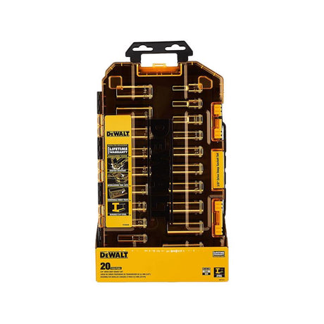DeWalt 3/8 in. drive Metric/SAE 6 Point Deep Socket Set 20 pc