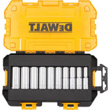 DeWalt 1/2 in. drive SAE 6 Point Deep Socket Set 10 pc
