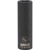 DeWalt 5/8 in. X 1/2 in. drive SAE 6 Point Deep Impact Socket 1 pc