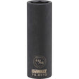 DeWalt 11/16 in. X 1/2 in. drive SAE 6 Point Deep Impact Socket 1 pc