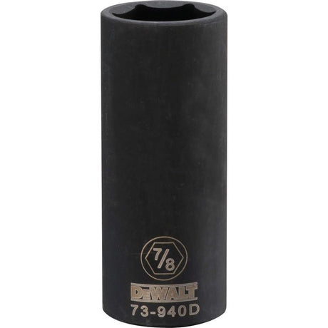 DeWalt 7/8 in. X 1/2 in. drive SAE 6 Point Deep Impact Socket