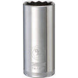 DeWalt 13/16 in. X 3/8 in. drive SAE 12 Point Deep Socket 1 pc