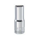 DeWalt 10 mm X 3/8 in. drive Metric 12 Point Deep Socket 1 pc