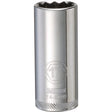 DeWalt 17 mm X 3/8 in. drive Metric 12 Point Deep Socket 1 pc