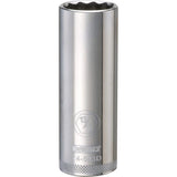 DeWalt 13/16 in. X 1/2 in. drive SAE 12 Point Deep Socket 1 pc