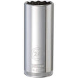 DeWalt 24 mm X 1/2 in. drive Metric 12 Point Deep Socket 1 pc