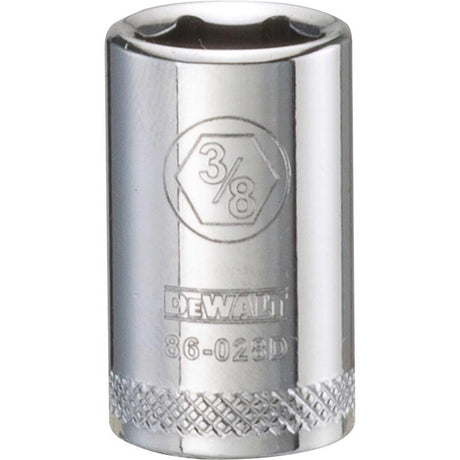 DeWalt 3/8 in. X 1/4 in. drive SAE 6 Point Socket 1 pc