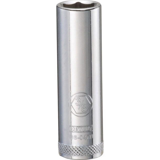 DeWalt 3/8 in. X 1/4 in. drive SAE 6 Point Deep Socket 1 pc