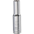 DeWalt 6 mm X 1/4 in. drive Metric 6 Point Deep Socket 1 pc