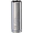DeWalt 12 mm X 1/4 in. drive Metric 6 Point Deep Socket 1 pc