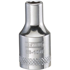 DeWalt 4 mm X 1/4 in. drive Metric 6 Point Socket 1 pc