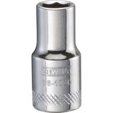 DeWalt 6 mm X 1/4 in. drive Metric 6 Point Socket 1 pc