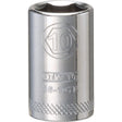 DeWalt 10 mm X 1/4 in. drive Metric 6 Point Socket 1 pc
