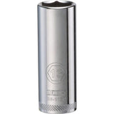 DeWalt 13 mm X 1/4 in. drive Metric 6 Point Deep Socket 1 pc
