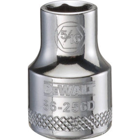 DeWalt 5/16 in. X 3/8 in. drive SAE 6 Point Socket 1 pc