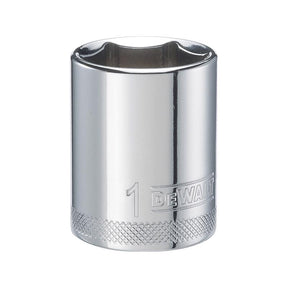 DeWalt 1 in. X 1/2 in. drive SAE 6 Point Socket 1 pc