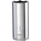 DeWalt 1 in. X 1/2 in. drive SAE 6 Point Deep Socket 1 pc