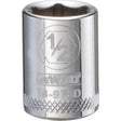 DeWalt 1/2 in. X 3/8 in. drive SAE 6 Point Socket 1 pc