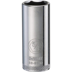 DeWalt 5/8 in. X 3/8 in. drive SAE 6 Point Deep Socket 1 pc