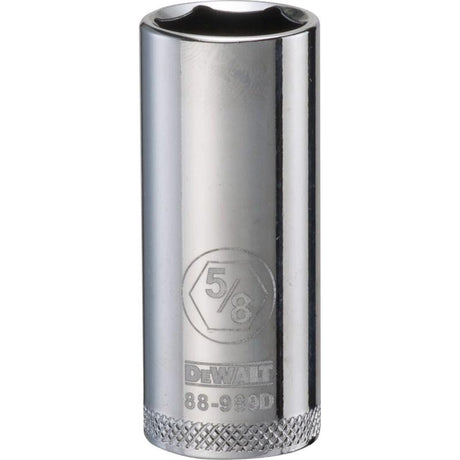 DeWalt 5/8 in. X 3/8 in. drive SAE 6 Point Deep Socket 1 pc