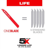 Diablo 9 in. Bi-Metal Reciprocating Saw Blade 14/18 TPI 1 pk