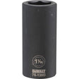 DeWalt 1-1/16 in. X 3/4 in. drive SAE 6 Point Deep Impact Socket 1 pc
