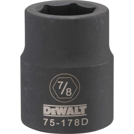DeWalt 7/8 in. X 3/4 in. drive SAE 6 Point Impact Socket 1 pc