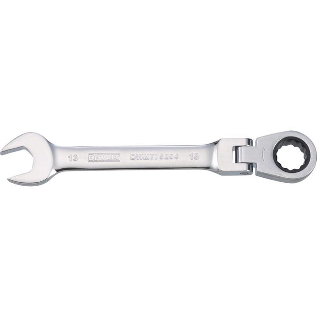 DeWalt 13 mm X 13 mm 12 Point Metric Flex Head Combination Wrench 6.06 in. L 1 pc