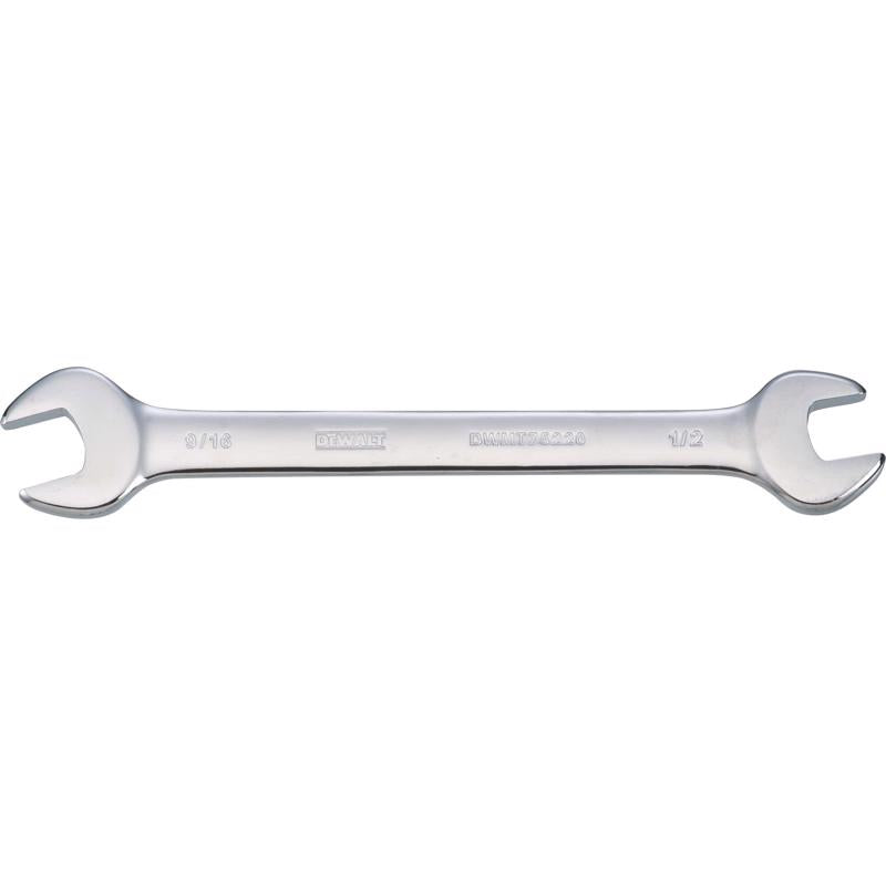 DeWalt 1/2 in. X 9/16 in. SAE Open End Wrench