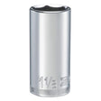DeWalt 1-1/8 in. X 1/2 in. drive SAE 6 Point Deep Socket 1 pc