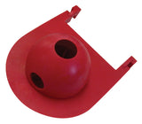 Korky 3010BP Toilet Flapper, Specifications: 3 in Valve Open, Rubber, Red