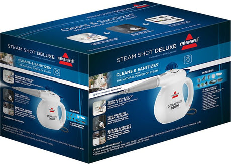 Bissell 4171G Handheld Steam Cleaner and Sanitizer, 120 V, 1000 W, 6.6 oz Tank, White