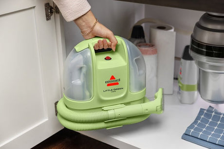 Bissell Little Green 4064 Mini Portable Carpet Cleaner, 16 oz Tank, 4 in W Cleaning Path, Tea